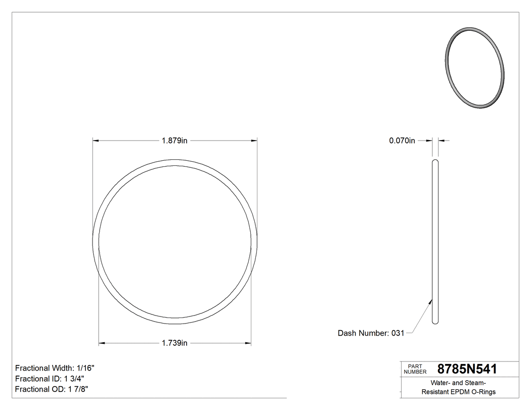 Technical drawing - 8785N541